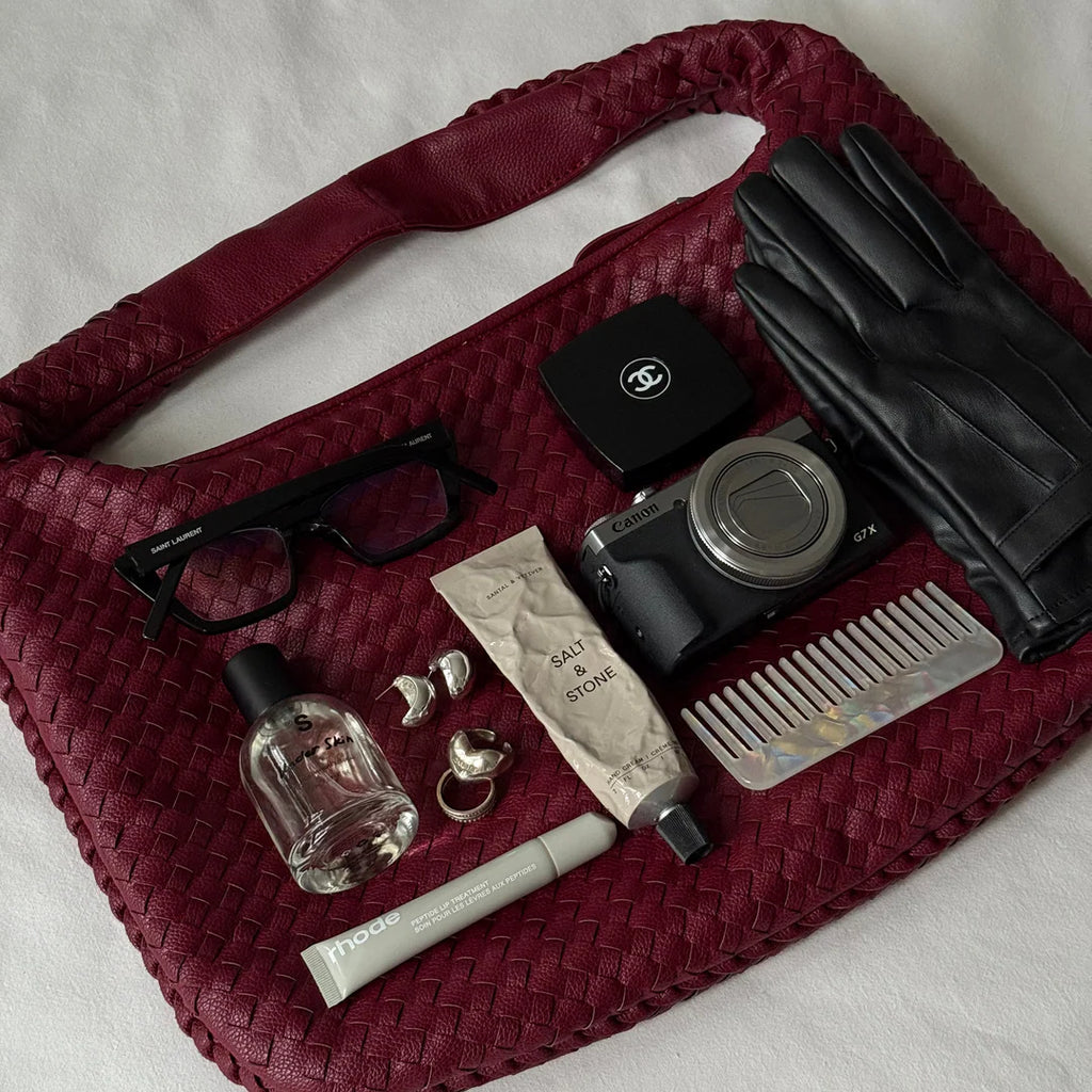 Solana Woven Hobo Shoulder Bag