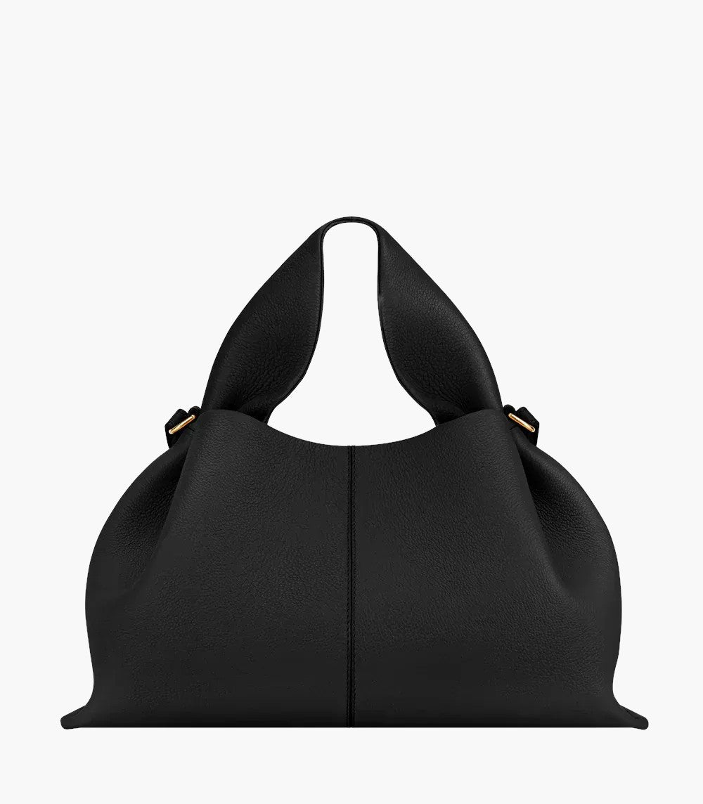 sculptural convertible handbag black women top handle elegant
