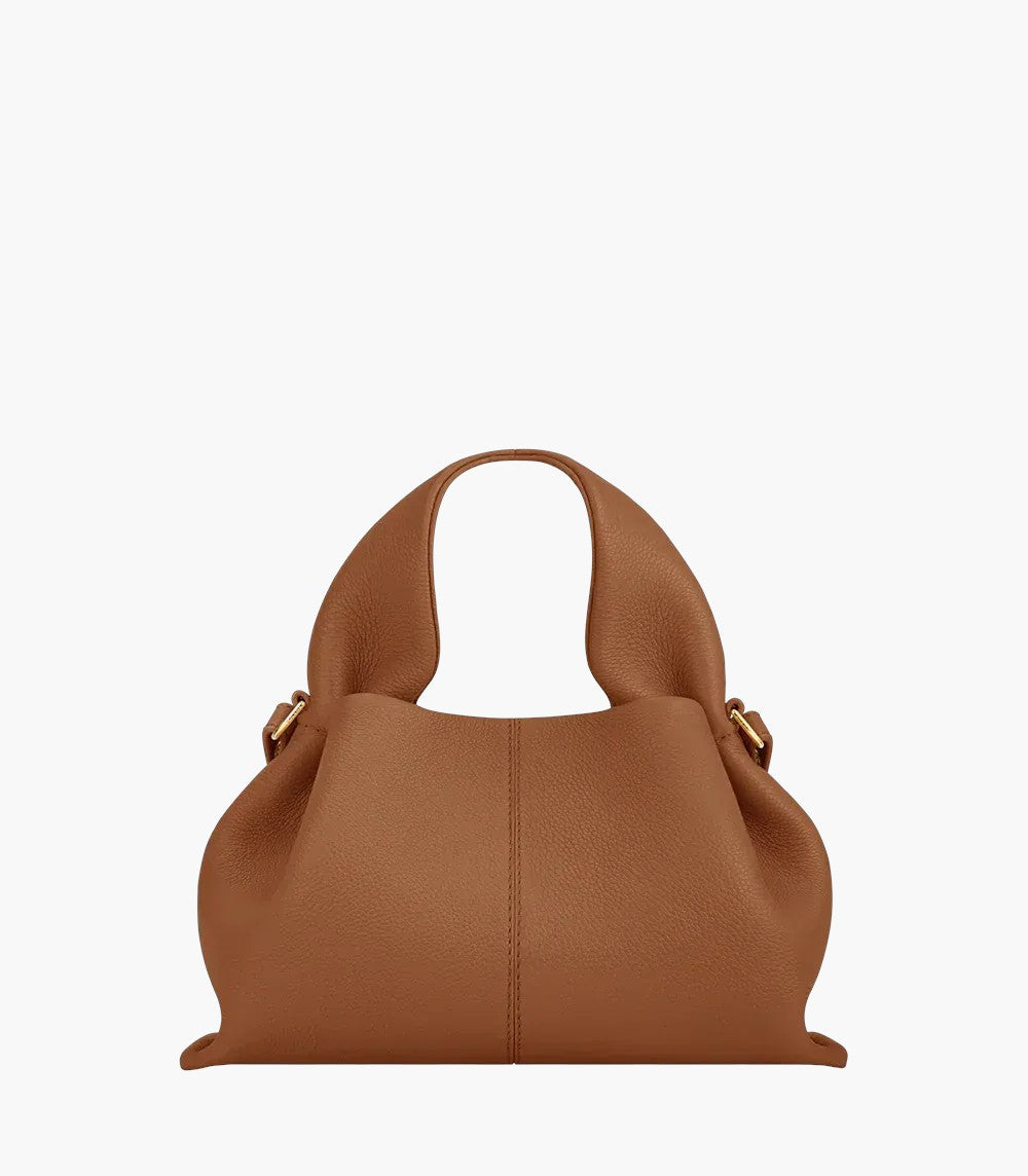 convertible handbag mini women soft leather sculptural