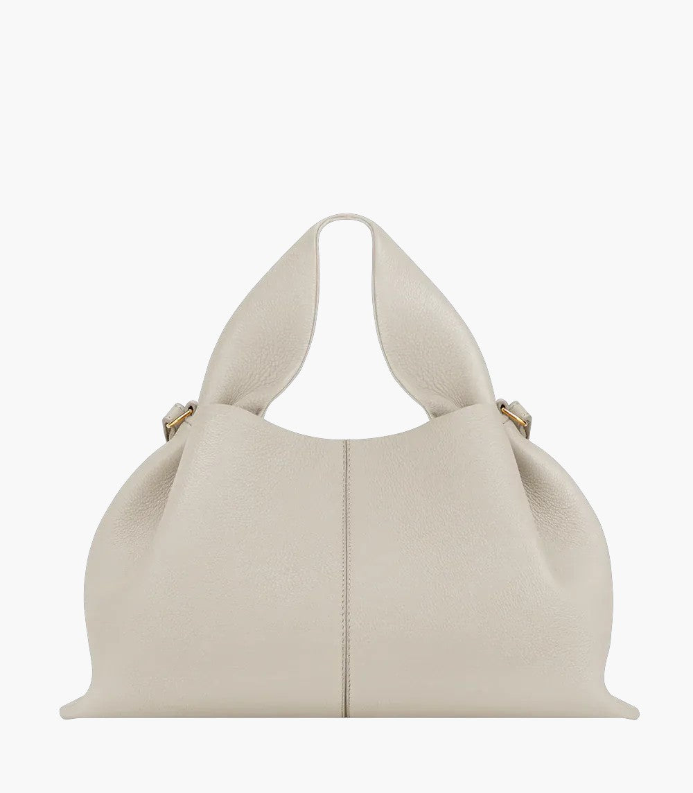 sculptural convertible handbag cream white women elegant luxury
